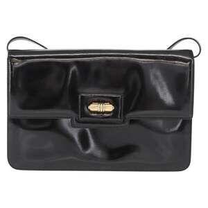 Gucci Patent Leather Shoulder Bag Black